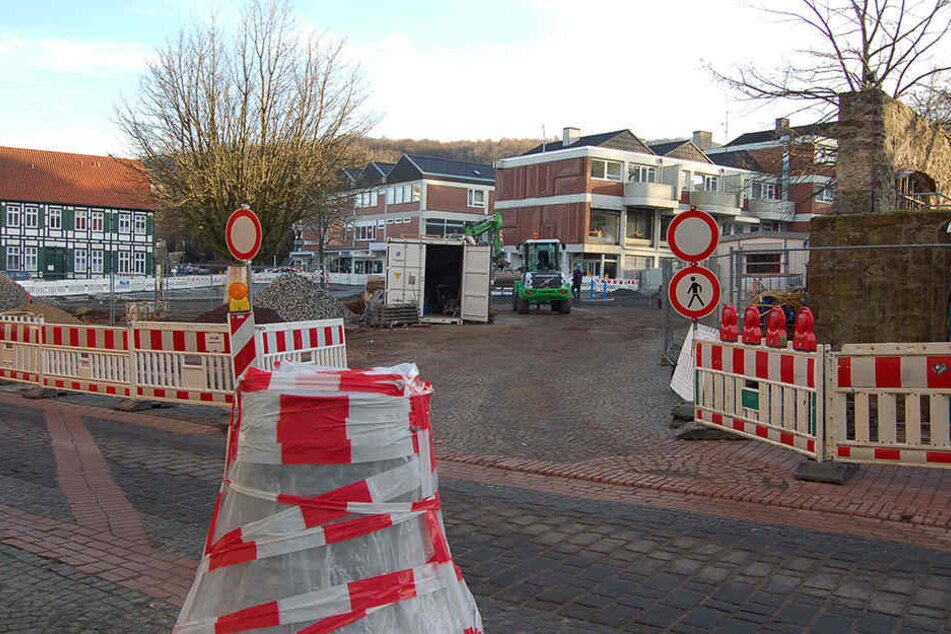 Für zehn Wochen wird die Straße "Am Markt" 2017 komplett gesperrt.