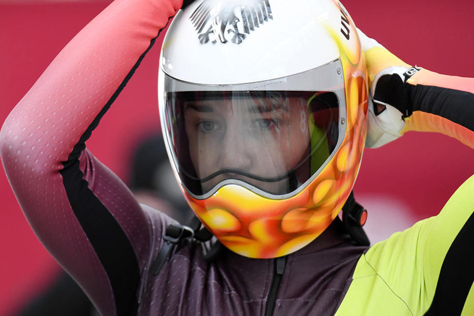 Jacqueline Lölling raste im Skeleton zu Silber für Deutschland.