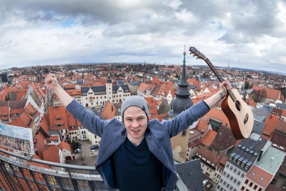 Mario Köhler (31) schrieb zusammen mit zwei Kommilitonen und einem Dozenten die Hymne an die Bergstadt.