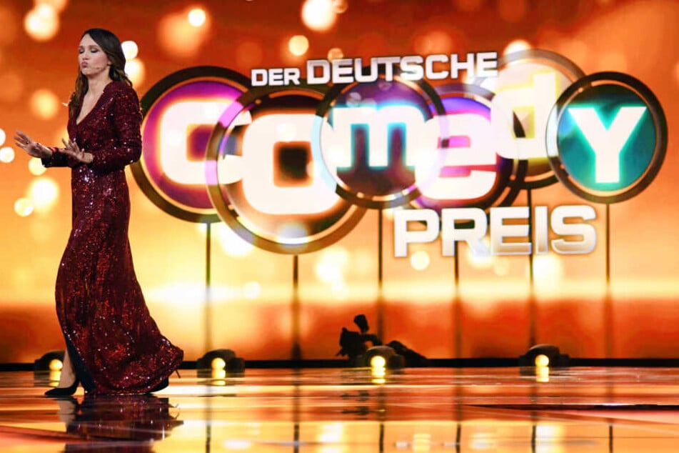 Carolin Kebekus (39) bei der Moderation des Deutschen Comedypreises.