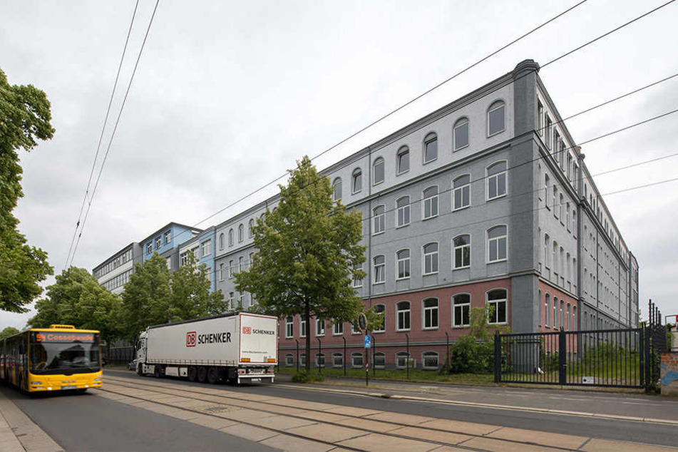 Hier soll das neue Ankerzentrum entstehen: Die Dresdner Erstaufnahme an der Hamburger Straße.