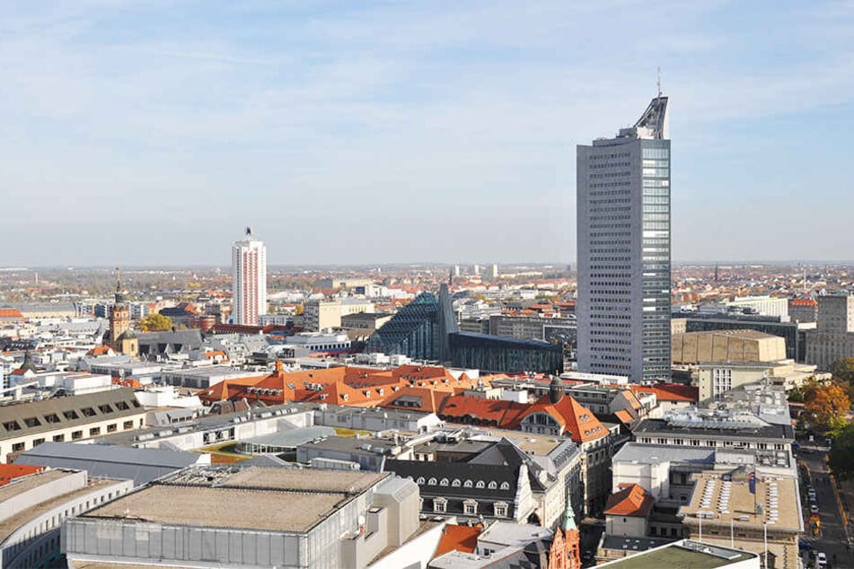 Bisher ist die "Skyline von Leipzig" überschaubar.