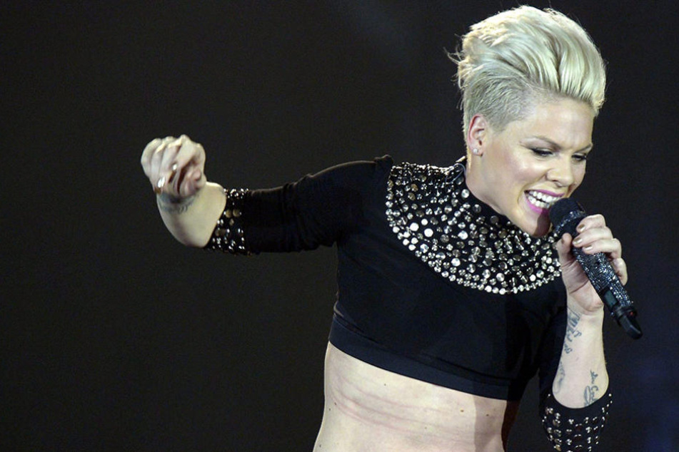 Pink bei ihrem Auftritt in der Berliner Waldbühne im August.