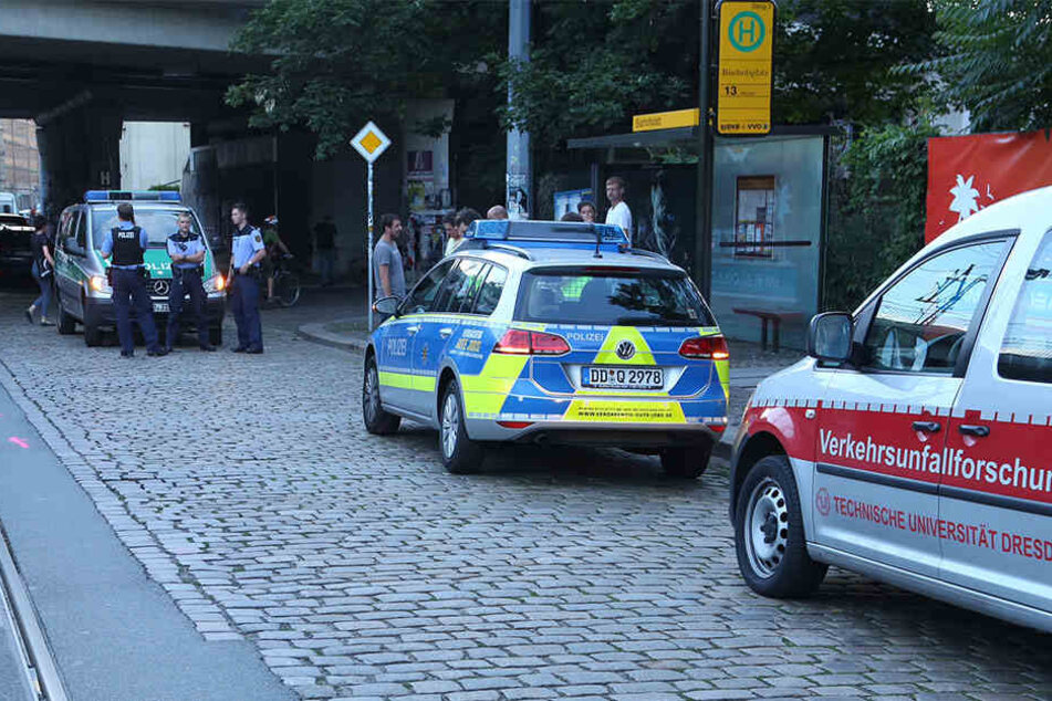 Polizei und Unfallforschung waren vor Ort.