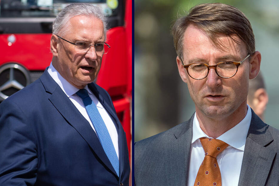 Die Innenminister von Bayern und Sachsen, Joachim Herrmann (CSU) und Roland Wöller (CDU) wollen am Donnerstag einen Kooperationsvertrag unterschreiben.