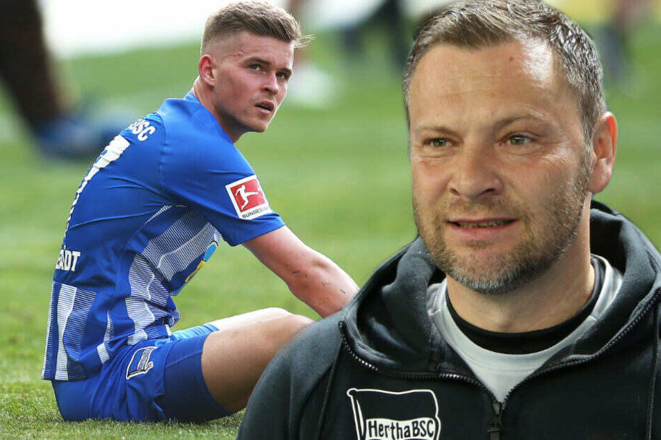 Maximilian Mittelstädt sitzt auf dem Boden. Die Kritik an Pal Dardai wird lauter. (Bildmontage)