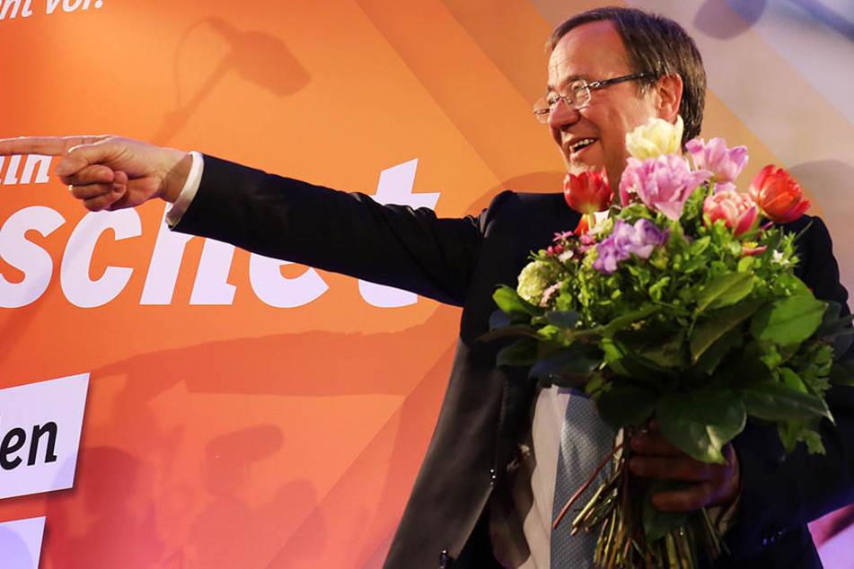 So sehen Sieger aus: CDU-Politiker Armin Laschet hat die Wahl in NRW gewonnen.