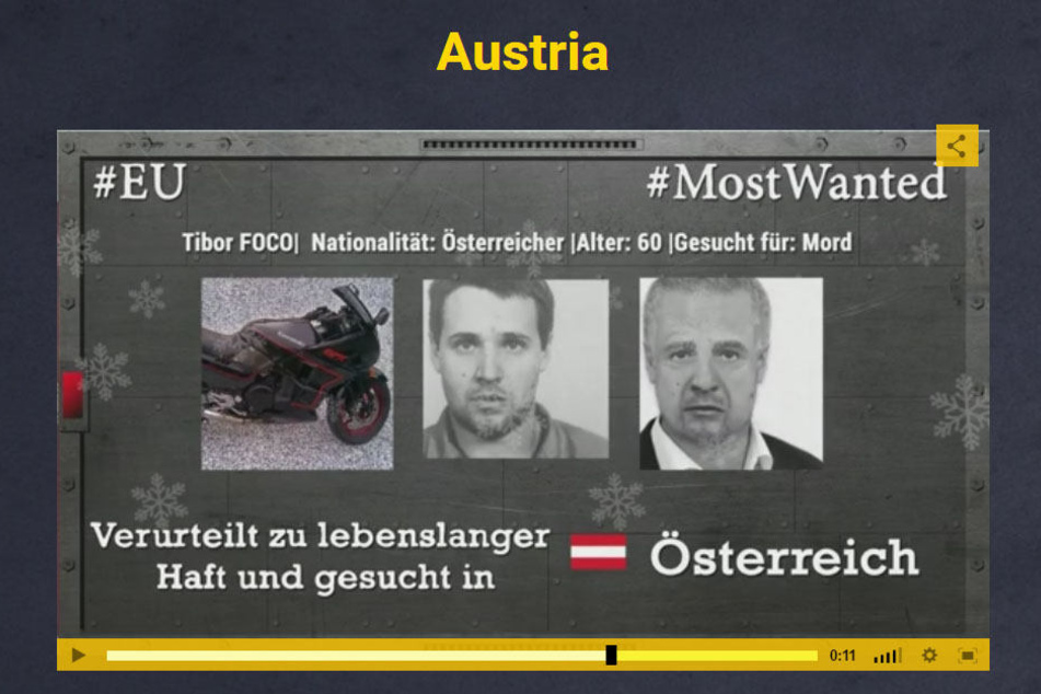 Im ersten Türchen steckt dieser Schwerverbrecher aus Österreich.