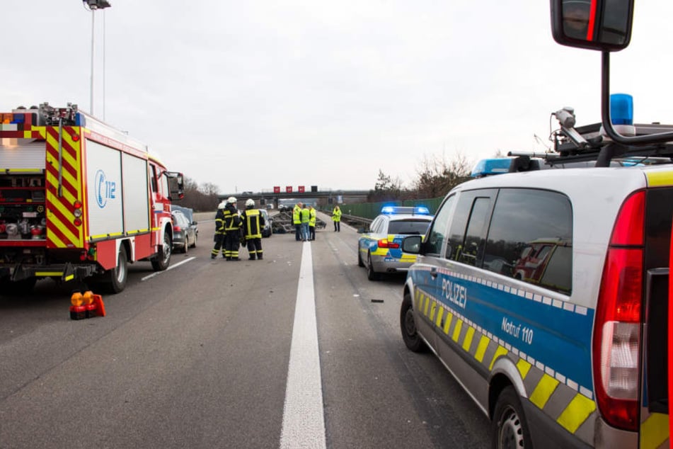 Insgesamt vier PKW waren in den Unfall auf der A3 verwickelt. Verletzt wurde niemand.