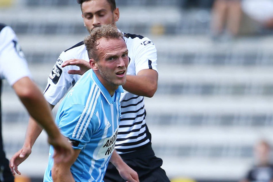 Beim 2:2 in Aalen reichte seine Kraft für 75 Minuten, heute könnte CFC-Neuzugang Julius Reinhardt
erstmals durchspielen.