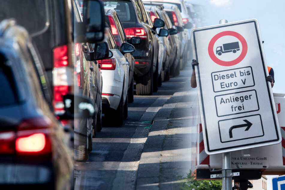 Bald auch in Köln und Düsseldorf? Erste Diesel-Fahrverbote in Hamburg setzen NRW-Regierung unter Druck.