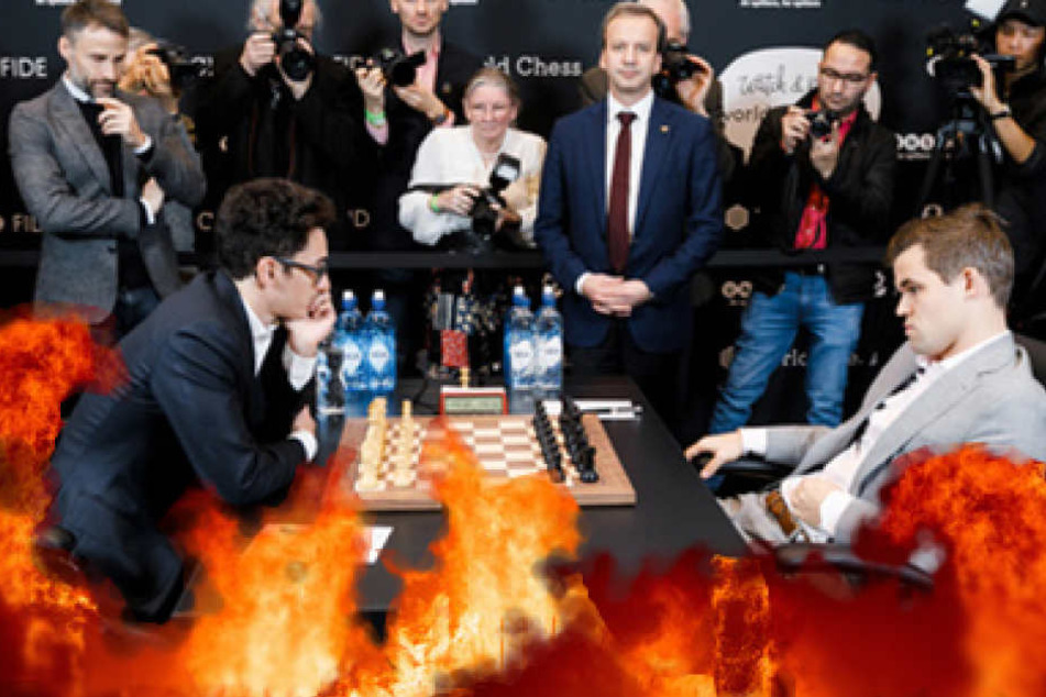 Bei der Schach-WM 2018 in London kommt es zum Show-Down. Im Finale steuern die Kontrahenten auf "Armageddon" zu.