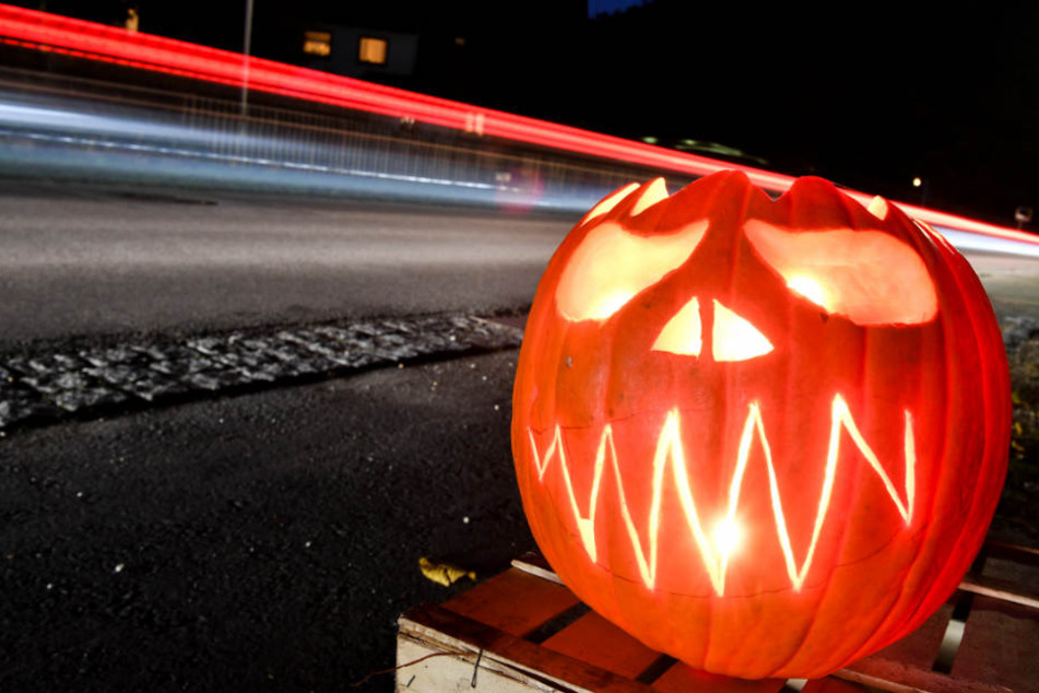Gehören zu Halloween dazu: Kürbisse, wie dieser hier nahe Tettnang. (Archivbild)