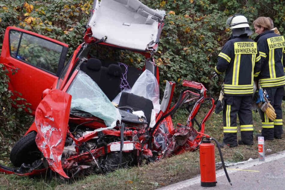 Die 48-Jährige verstarb noch an der Unfallstelle.