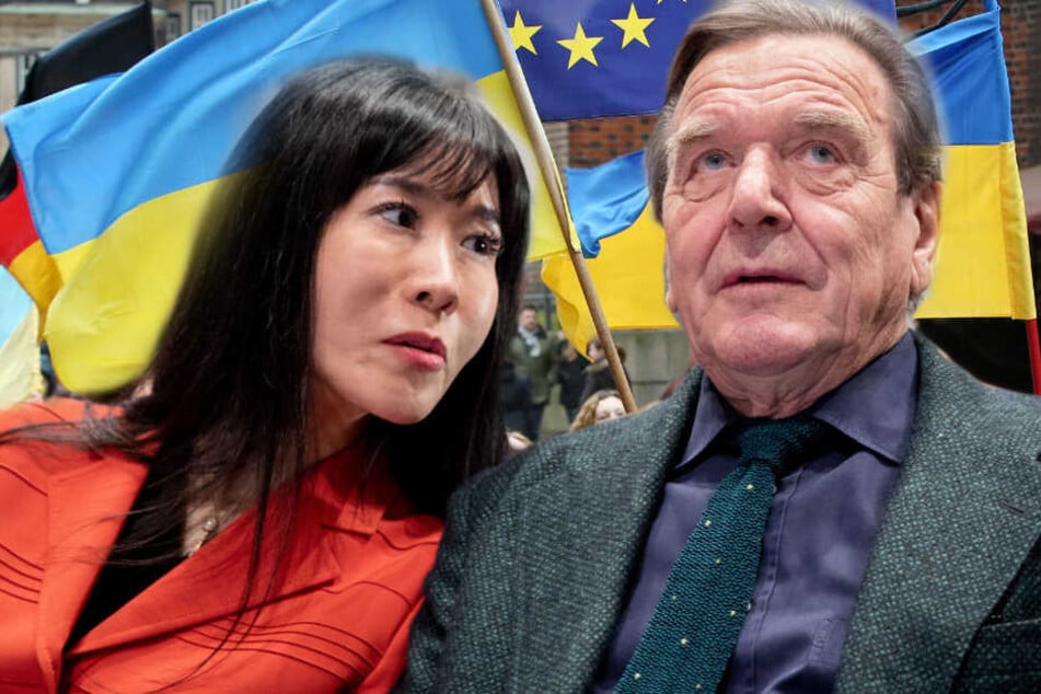 Der Name von Gerhard Schröder ist auf einer Liste der Staatsfeinde der Ukraine aufgetaucht. (Bildmontage)