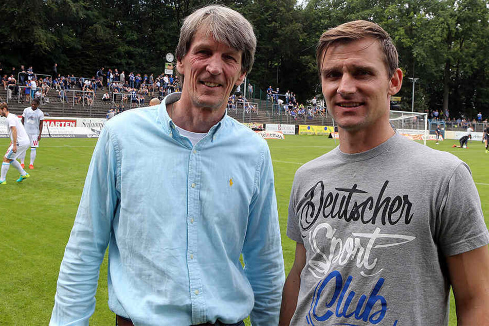 Andre Niermann (li.) will als Vorsitzender des FCG um das Überleben des Vereins kämpfen.