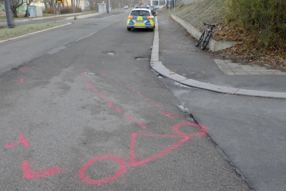 Auf der Adelsbergstrasse, Ecke Reineckerstrasse geschah der Unfall.
