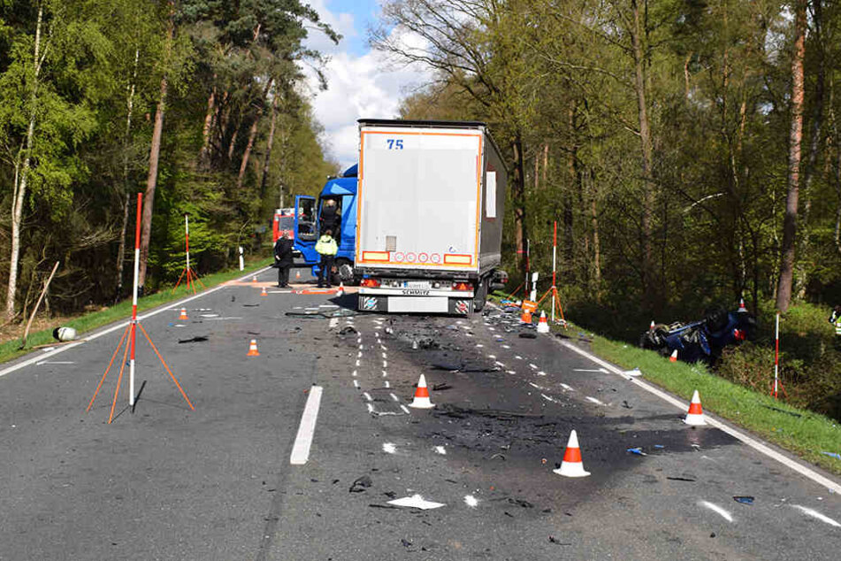 Ein Schaden von ungefähr 215.000 Euro entstand bei dem Unfall.