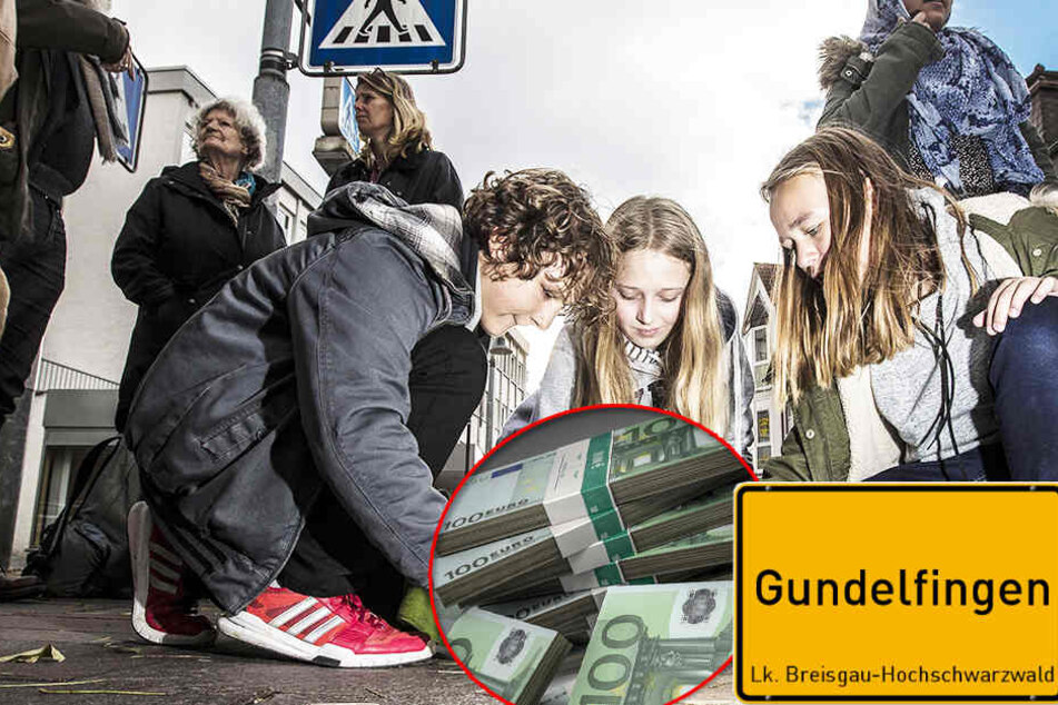 Die vier Jungen und zwei Mädchen brachten das Geld daraufhin zur Polizei.