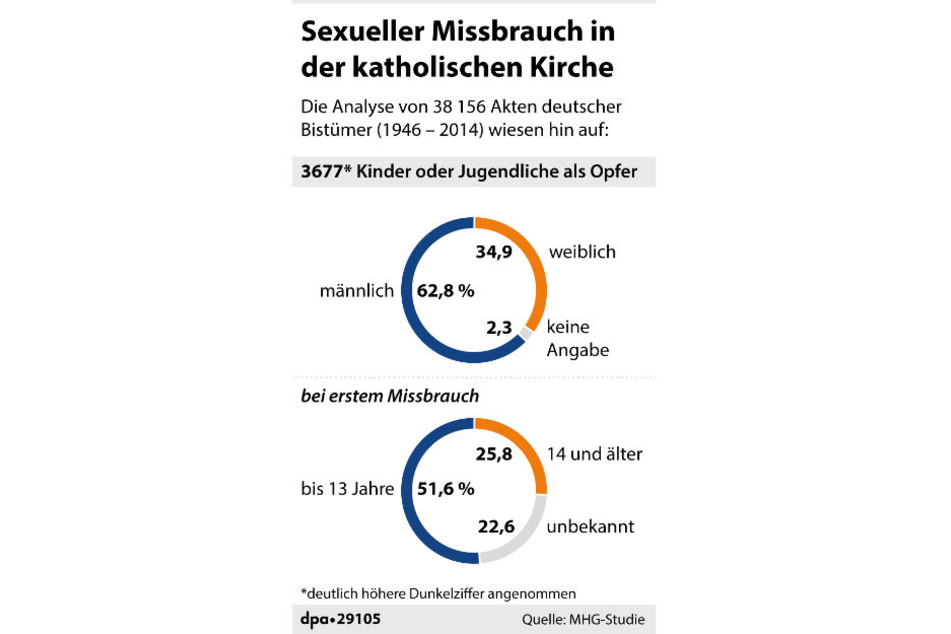 Die Ergebnisse der MHG-Studie. Die Dunkelziffer dürfte allerdings viel höher sein.
