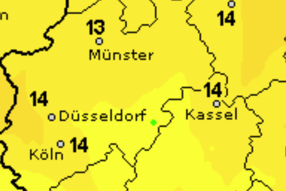Trotz Regenwetter bleiben die Temperaturen angenehm mild.
