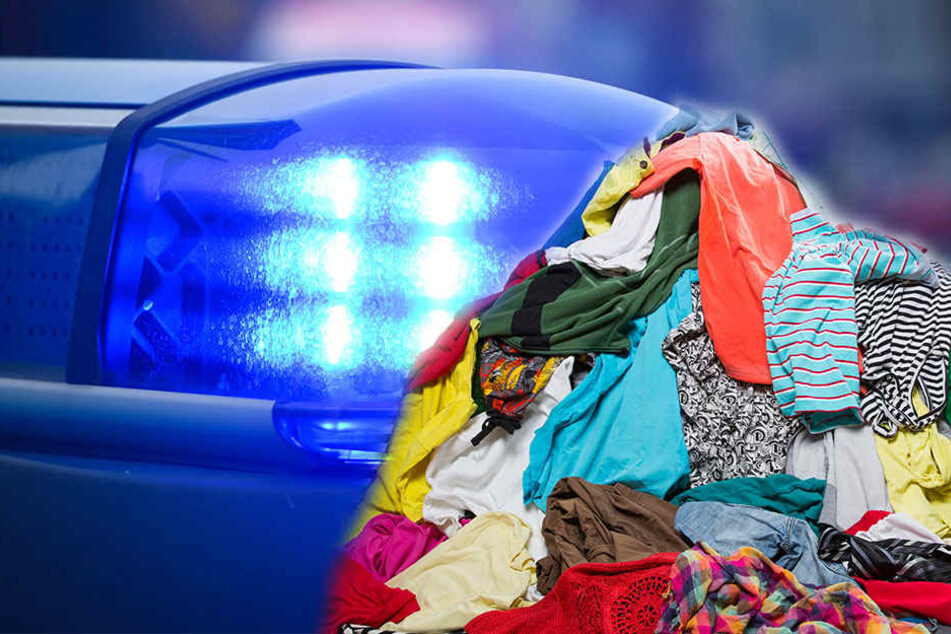Der per Haftbefehl gesuchte Mann versuchte dich tatsächlich, sich vor den Polizisten unter dreckiger Wäsche zu verstecken. (Symbolbild)