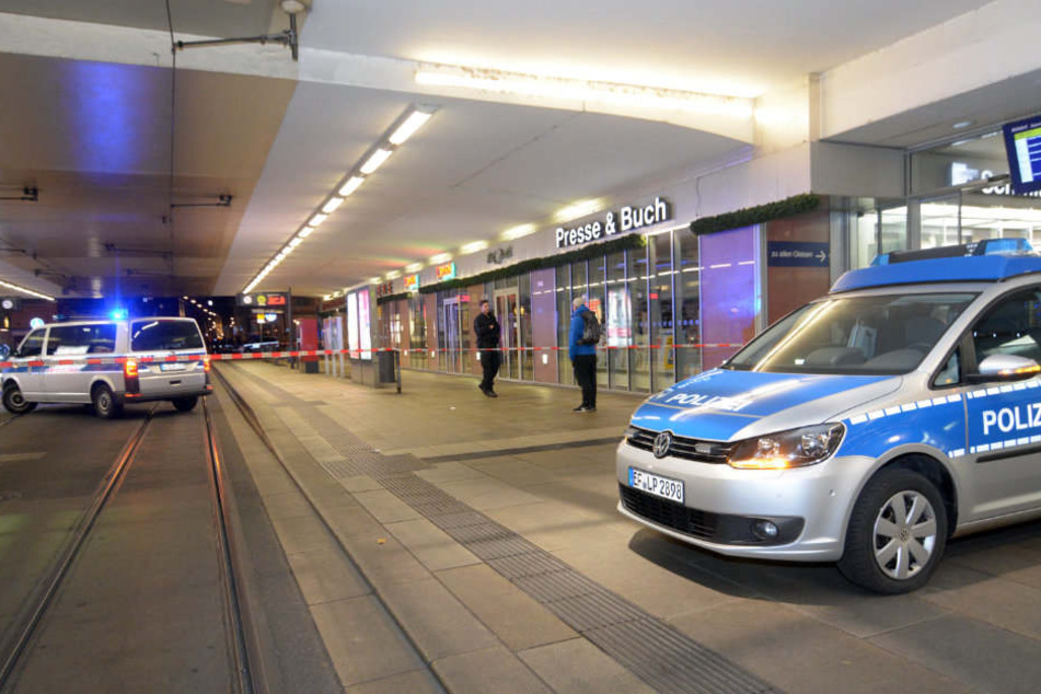 Im und um den Erfurter Hauptbahnhof war die Polizei im Einsatz. (Symbolbild)