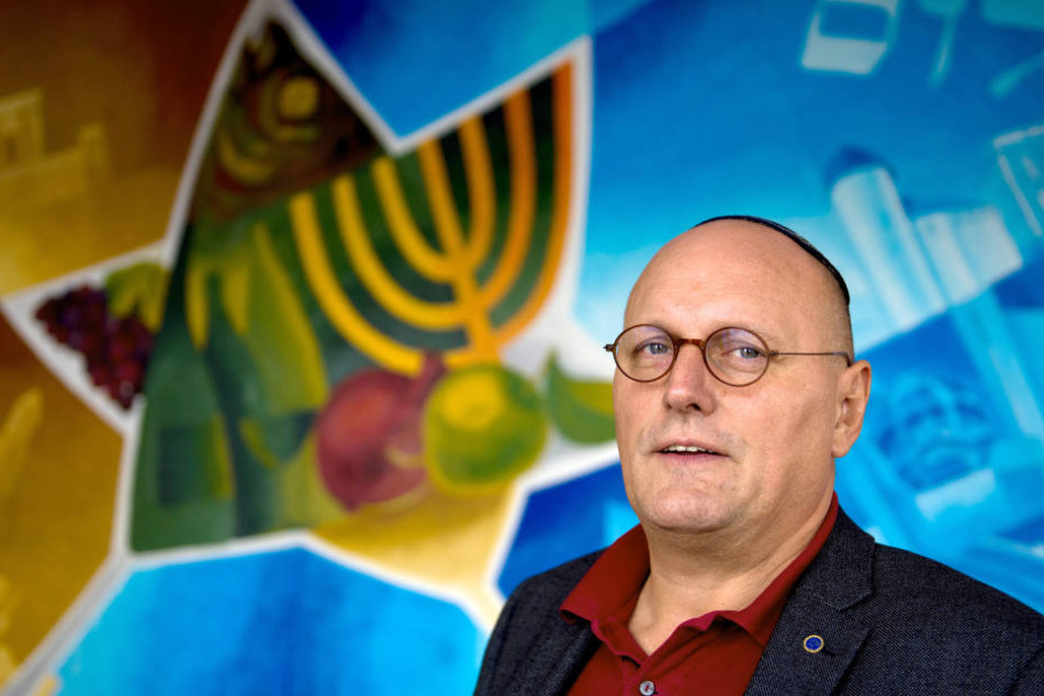 Uwe Dziuballa, Wirt des "Schalom" hat den Angriff angezeigt.