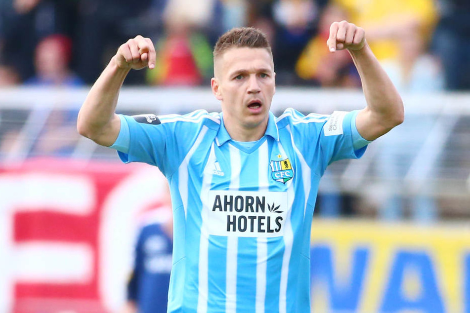 Daniel Frahn glänzte am Mittwoch gegen den 1. FC Lok als Doppeltorschütze.