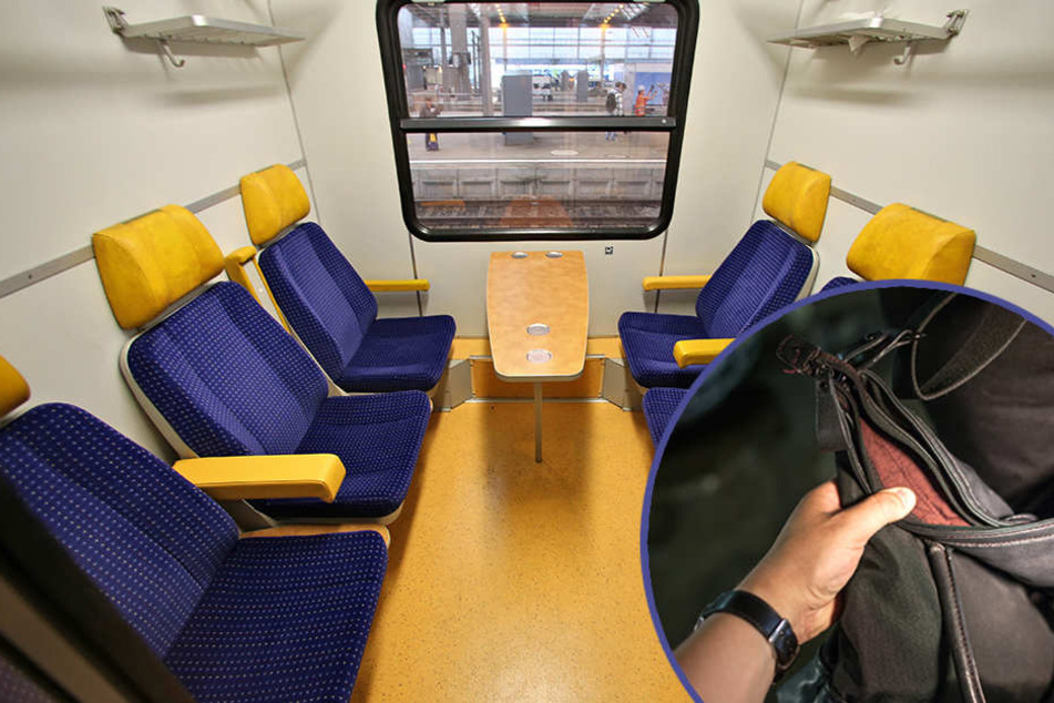 Hat eine Frau dem Mann das Portemonnaie im Zug geklaut?