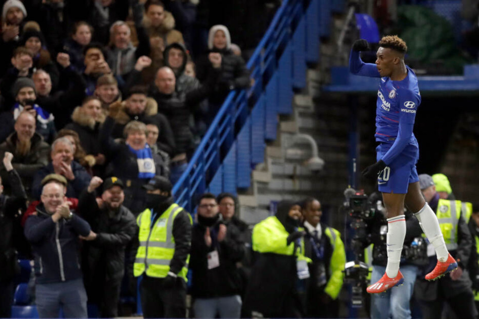 Callum Hudson-Odoi (18) stand am Sonntag bei Chelseas 3:0-Pokalsieg gegen Sheffield Wednesday in der Startelf, erzielte das 2:0.