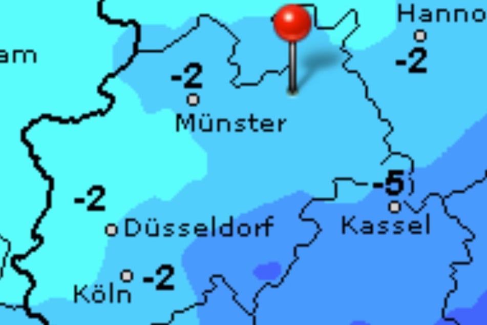 Es wird wieder richtig kalt in Ostwestfalen-Lippe.