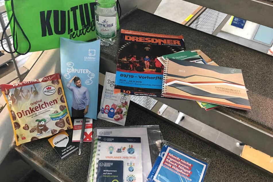 Das ist der Inhalt des "Student Welcome Package".