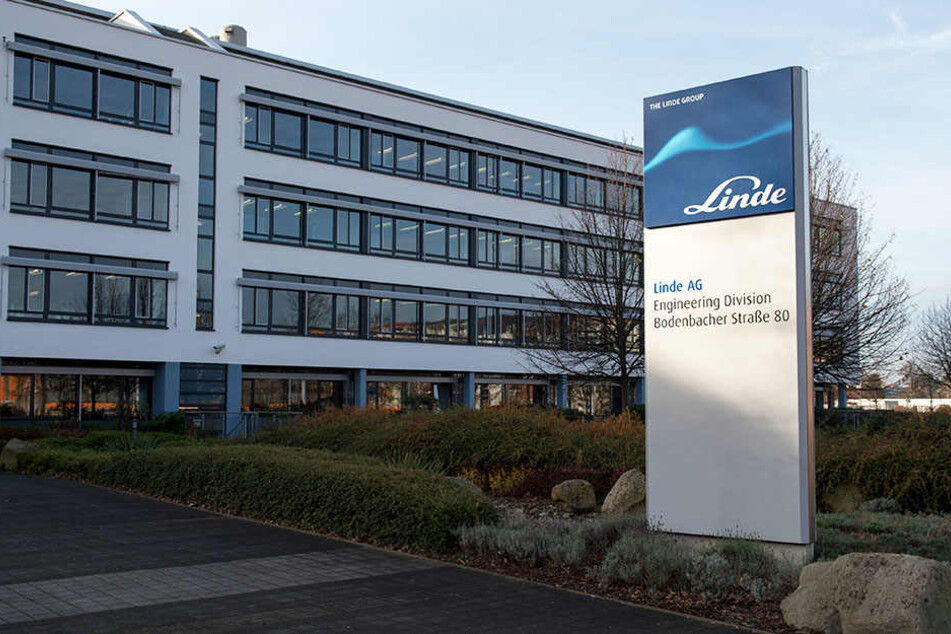 Das Technologiezentrum der Linde AG auf der Bodenbacher Straße.