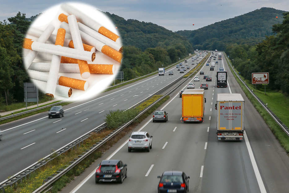 Auf der A2 bei Bielefeld/Gütersloh wurde ein Ukrainer mit 22.000 illegalen Zigaretten im Auto gefasst.
