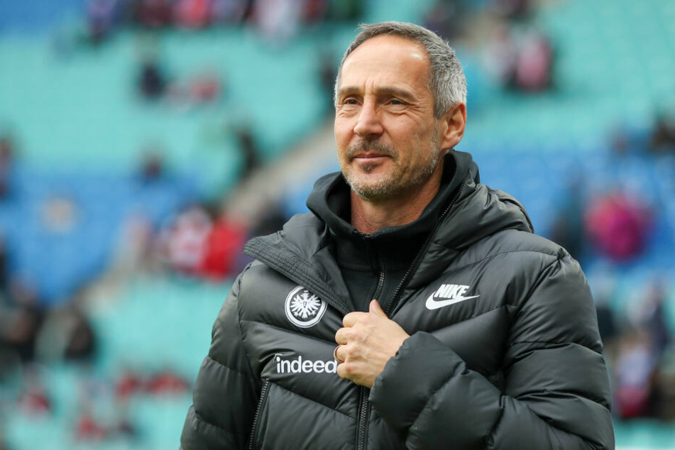 Eintracht-Coach Adi Hütter konnte mit der Leistung seiner Schützlinge alles andere als zufrieden sein.