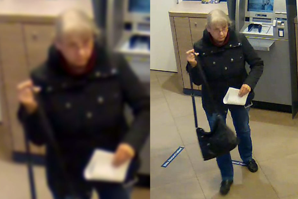 Mit diesem Bild sucht die Polizei Minden-Lübbecke nach der mutmaßlichen Diebin.