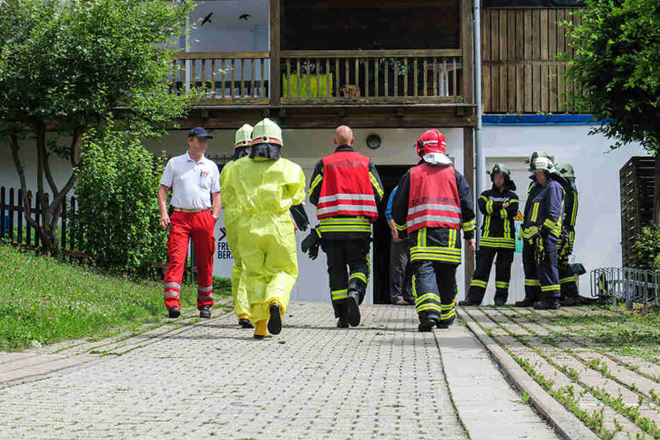 Etwa 31 Einsatzkräfte waren im Freibad vor Ort.