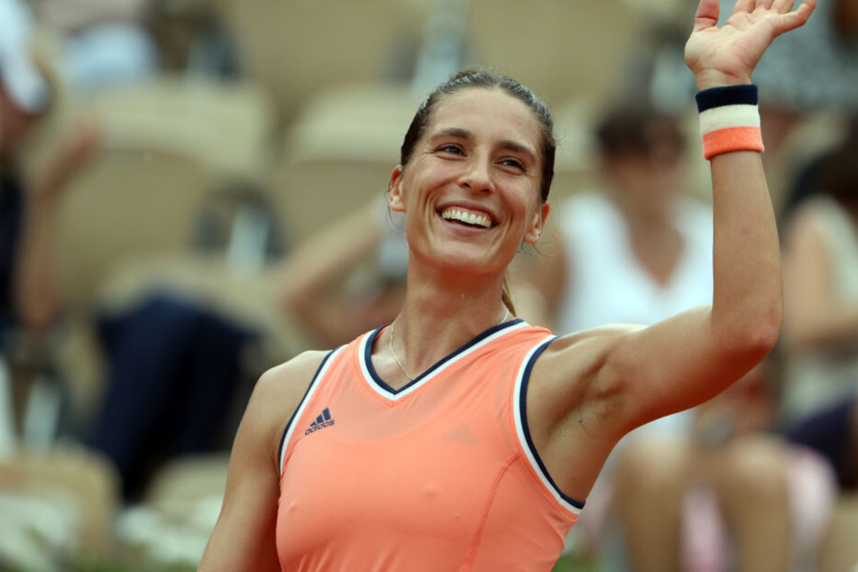 Andrea Petkovic bei den French Open.