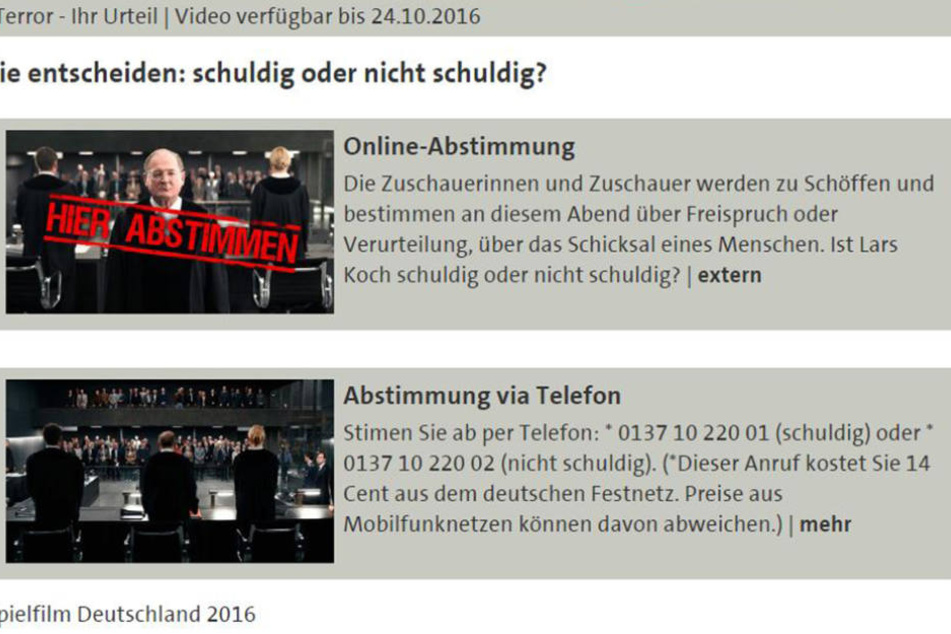 Bei der Abstimmung waren die Server der ARD so überlastet, sodass viele Zuschauer ihre Stimme nicht abgeben durften.