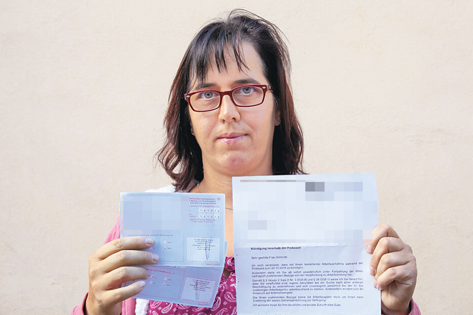 Mit dem Krankenschein ging Claudia Schmidt zu ihrem Arbeitgeber, mit dem Kündigungsschreiben kam sie wieder nach Hause.