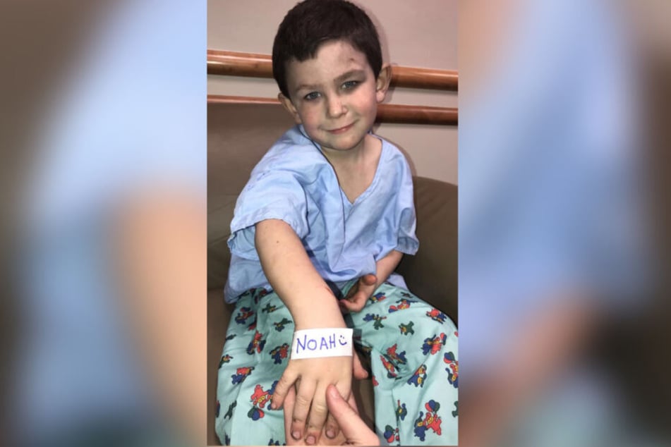Noah Woods (5) rettete seine Familie aus einem brennenden Haus.