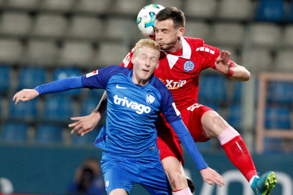 Luke Hemmerich (l.) spielte siebenmal für den VfL Bochum in Liga zwei.