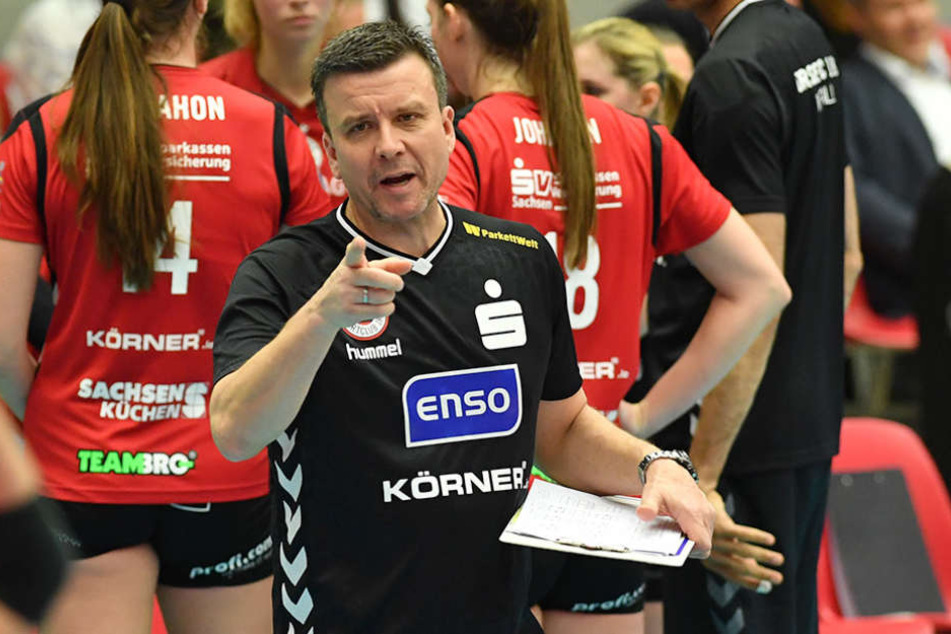 DSC-Coach Alex Waibl warnt: "Suhl ist nie leicht."