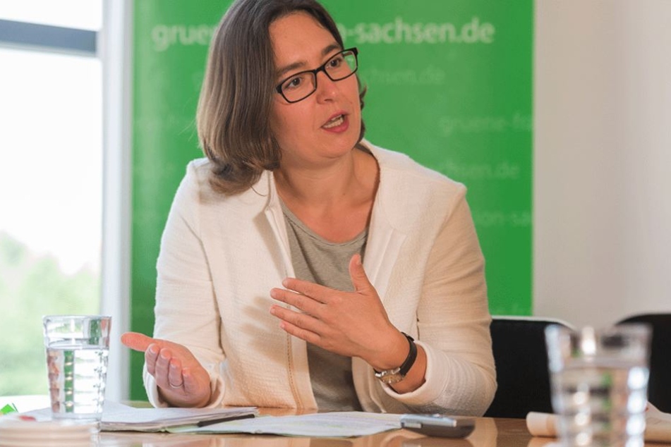 Die hochschulpolitische Sprecherin der Grünen-Fraktion im sächsischen Landtag, Claudia Maicher (39).