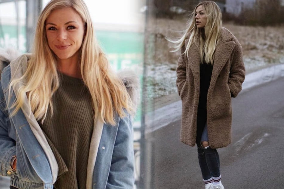 Die Fotomontage zeigt, dass sich Larissa in ihrem Instagram-Feed aber auch gerne mal stylisch und vollbekleidet zeigt.