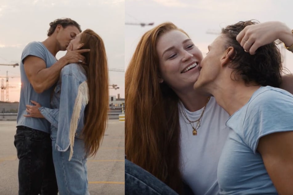 Sieht aus wie ein Werbeclip, lässt aber keine Fragen offen: Jana Heinisch und Yul Oeltze sind ein Paar.