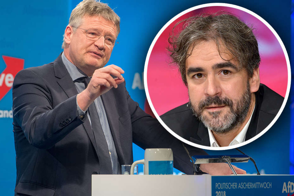 Außenminister Gabriel und Journalist Yücel werden von Meuthen kritisiert. (Bildmontage)