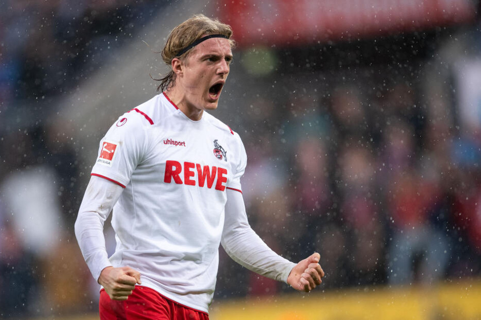 Sebastiaan Bornauw jubelt nach seinem Tor zum 3:0 (85.).