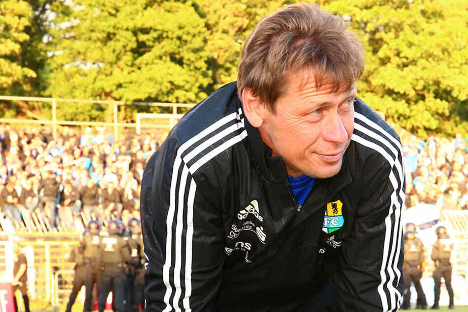 Sven Köhler konnte nach seinem letzten Spiel als CFC-Coach zufrieden gucken.